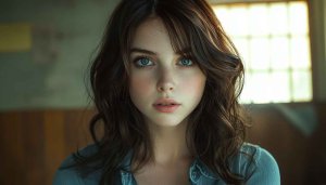 Blue Eyes Girl Wallpaper, Portrait Wallpaper, Beautiful Woman Wallpaper