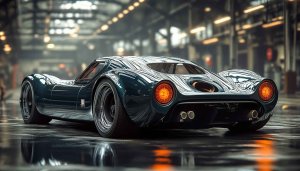 Sleek Sports Car Wallpaper: Modern Vehicle Design HD