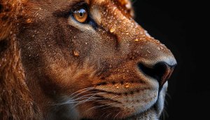 Majestic Lion Wallpaper: Wildlife, Animal, Predator, 4k Wallpaper