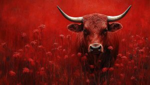 Red Bull Wallpaper: Year of the Ox, Animal, 4K