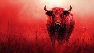 Red Bull Wallpaper: Animal, Wildlife, Horns, 4k, Desktop Background