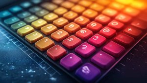 Colorful Calculator Wallpaper: Math & Finance Themes for Desktop
