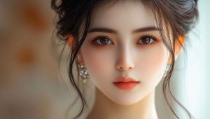 Elegant Asian Woman Wallpaper - Beauty, Portrait, 4K Wallpaper