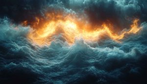 Ocean Wave Wallpaper: Sea Storm 4K Wallpaper for Desktop
