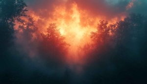 Forest Wallpaper: Sunrise Trees Scenery for Desktop & Mobile - 4K