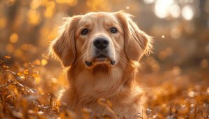 Golden Retriever Wallpaper: Cute Dog Background, Pet Photography, 4K