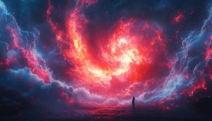 Nebula Wallpaper: Cosmic Cloud, Space Art, Galaxy Wallpaper, 4k
