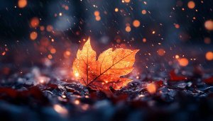 Autumn Leaf Wallpaper: Fall Season Background for Desktop and Mobile