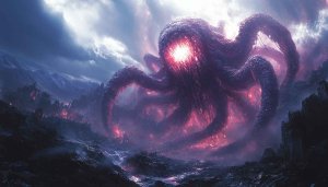 Monster Wallpaper: Eldritch Horror Art, Fantasy, 4K, Desktop Wallpaper