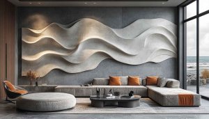 Modern Interior Design Wallpaper, Contemporary Living Room 4k Wallpaper