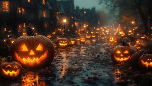 Halloween Wallpaper 4K, Spooky Pumpkin Backgrounds for Desktop & Mobile