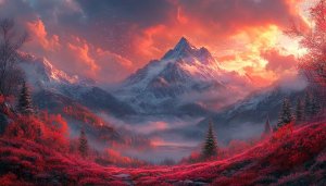Mountains Landscape Wallpaper, Nature Wallpaper, Scenery Wallpaper, 4k Wallpaper