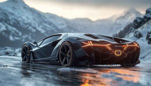 Black Lamborghini Car Wallpaper: Exotic Car Wallpaper, 4K Car Wallpaper