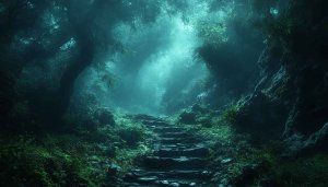 Misty Forest Wallpaper, Nature Wallpaper, Landscape Wallpaper, 4K Wallpaper