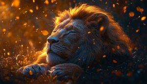 Majestic Lion Wallpaper: Wildlife, Animal, Nature, 4K Wallpaper