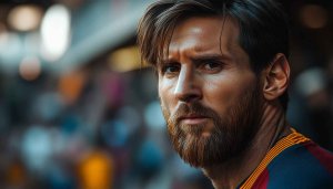 Lionel Messi Wallpaper: Football Star Portrait for Desktop & Mobile
