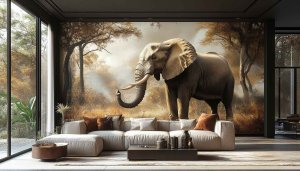 Elephant Wallpaper: Africa Wildlife Theme for Desktop, Laptop Background