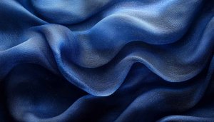Elegant Blue Silk Fabric Texture Wallpaper for Desktop and Mobile