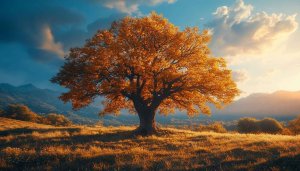 Autumn Tree Wallpaper - Fall Scenery 4k Wallpaper For Desktop