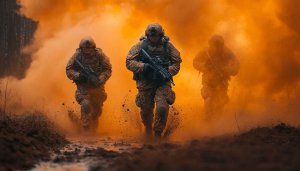 Military Wallpaper: Soldiers in Action, Tactical Camouflage, Army Background