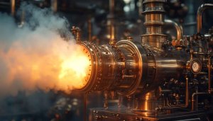 Steampunk Engine Wallpaper: High-Resolution Retro-Futuristic Desktop Background