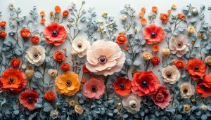 Floral Wallpaper: Colorful Poppy Flowers for Desktop & Mobile Backgrounds