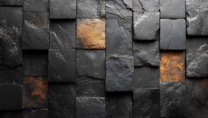 Textured Stone Wall Wallpaper: Dark, Rustic, 4K Background