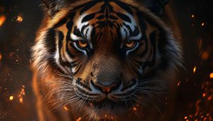 Tiger Wallpaper: Majestic Feline 4K Wallpaper for Desktop & Mobile
