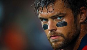American Football Player Wallpaper: Sports, Portrait, Athlete, 4K