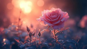 Pink Rose Wallpaper: Aesthetic Flower Images for Desktop & Mobile