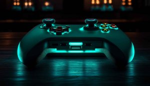 Gaming Controller Wallpaper: Xbox Controller Wallpaper, 4K, Neon, Desktop