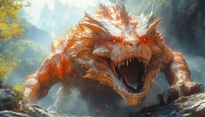 Dragon Wallpaper, Fantasy Creature Wallpaper, 4k Wallpaper for Desktop