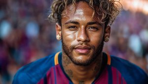 Neymar Wallpaper: HD Football Star, Soccer Athlete, Portrait for Desktop