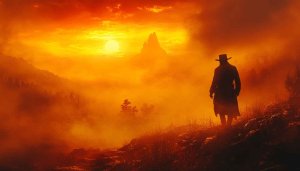 Red Dead Redemption 2 Wallpaper, Cowboy Western Backgrounds, Sunset Landscape