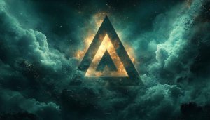 Triangle Nebula Space 4k Wallpaper for Laptop Desktop Phone