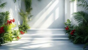 Tropical Plant Wallpaper: Aesthetic Botanical Background for Desktop & Mobile