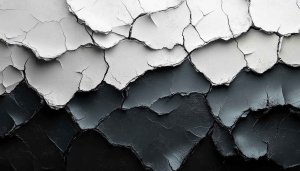 Monochrome Texture Wallpaper: Abstract, Cracked, Modern Art for Desktop