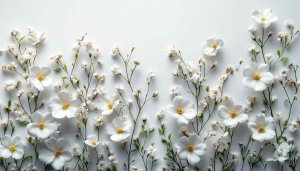 Elegant White Flower Wallpaper for Desktop, Laptop Backgrounds in 4K