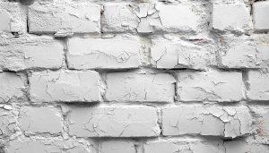 Distressed White Brick Wall Texture Wallpaper for Desktop Background