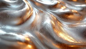 Silver Abstract Wallpaper: Metallic Texture Background for Desktop & Mobile