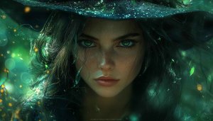 Witch Wallpaper, Halloween Wallpaper, Fantasy Girl Wallpaper, 4k Wallpaper