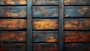 Rustic Wood Texture Wallpaper: Vintage Plank Background for Desktop