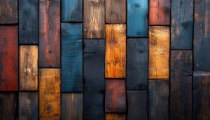 Rustic Wood Wall Wallpaper: Decorative Panel Texture, HD Wood Wall