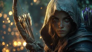 Fantasy Archer Wallpaper, Warrior Background, Hunter Image, HD Mobile Wallpaper