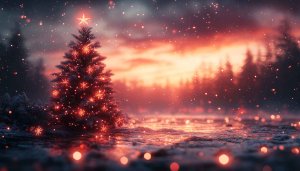 Christmas Tree Wallpaper: Festive Holiday Season 4K Wallpaper for Desktop