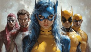 Comic Book Superhero Team Wallpaper | 4K HD Art