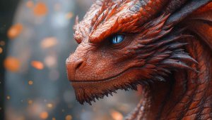 Red Dragon Wallpaper: Fantasy Creature 4K Wallpaper For Desktop & Mobile