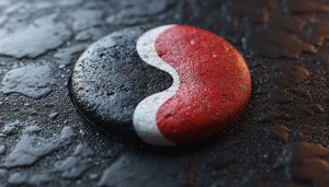 Yin Yang Wallpaper, Rock Painting Art, Desktop Backgrounds, 4k