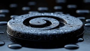 Abstract Spiral Stone Wallpaper - Dark Texture 4K Background