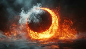 Fiery Planet 4k Wallpaper for Desktop and Mobile Backgrounds